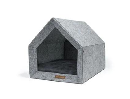 Casota Pethome Ecological Dog Kennel REXPRODUCT (Cinzento Claro E Cáqui - M)
