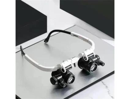 Bateria incluída - 8X 15X 23X - Lupa de óculos, joalheiro, relojoeiro, lupas, luz led, vidro óptico AIHONTAI