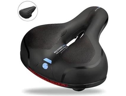 Selim de bicicleta YOLISTAR, assento de bicicleta oco e ergonômico, selim de bicicleta de estrada em gel impermeável e respirável para homens