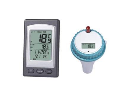 Termômetro de piscina digital sem fio durável de 1 unidade para aquário WINOMO