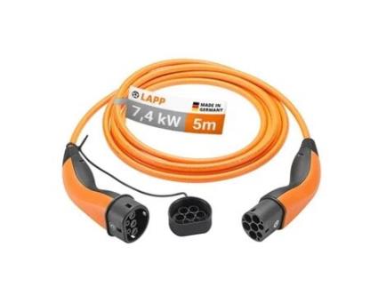 Cabo Carregamento Liso Tipo Monofásico LAPP Laranja