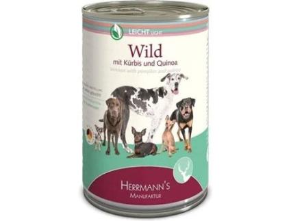 Comida para Cão HERRMANNS Light Venison with Pumpkin (800 g - Húmida - Adulto - Veado e Abobora)