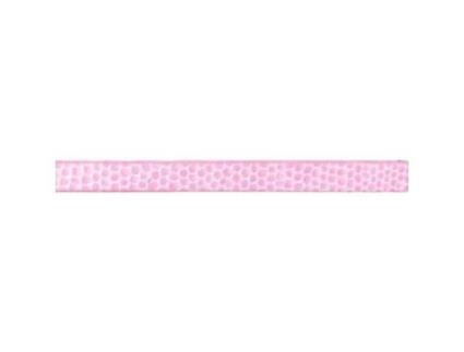 Pulseira - MEGACRÉA - Estilo crocodilo rosa - Material sintético - 220 x 6 mm