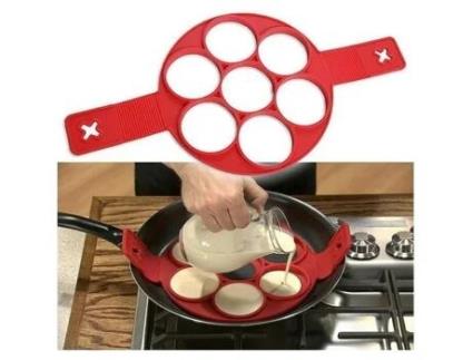 Molde de Silicone - CUTEHILL - 40x23,5cm - Vermelho - 1 peça - Cozinha Contemporânea CUTEHILL
