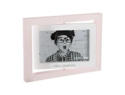 Porta-Fotos Móvel Mdf Rosa 23 7X16 8X1 8Cm MUEMUE