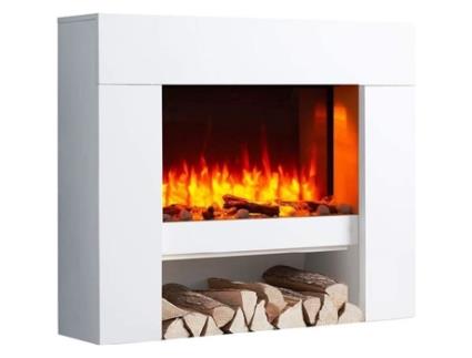 Lareira elétrica de piso BALDERIA Naran | Branco