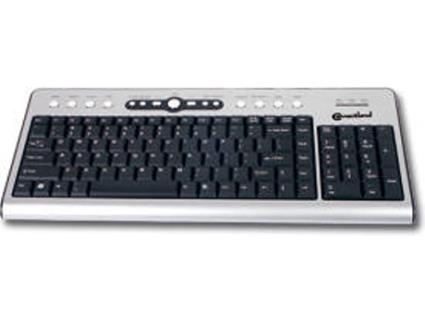 Teclado CONNECTLAND CL-UL-PLAT-FR-PS/2 (Com Cabo - Teclado Numérico)
