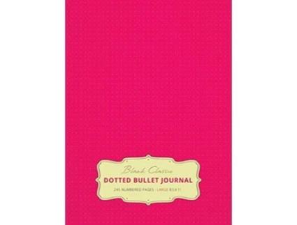 Livro Large 85 x 11 Dotted Bullet Journal Pink 17 Hardcover 245 Numbered Pages de Blank Classic (Inglês)