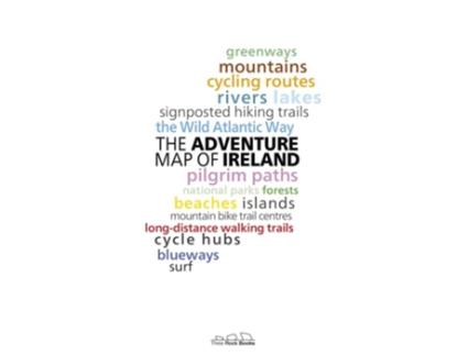 Livro The Adventure Map of Ireland de David Flanagan (Inglês)