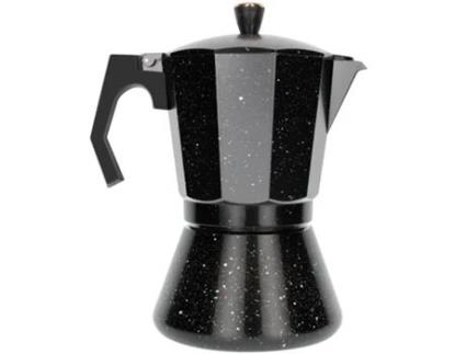 Eisenbach Máquina de café expresso Mocha de 12 chávenas Preto