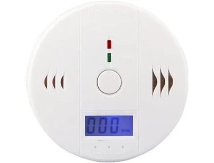 Oemg monóxido de carbono co detector portátil sensor de monitoramento de gás envenenamento alarme aviso testador branco OEMG