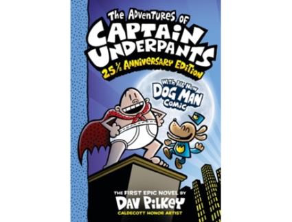 Livro The Adventures of Captain Underpants 25 1/2 Anniversary Edition de Dav Pilkey (Inglês - Capa Dura)