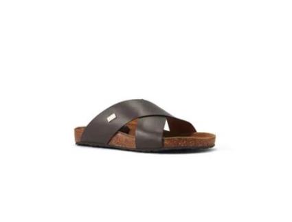 Chinelos de Mulher AUSTRALIA LUXE COLLECTIVE Beatrice Beva Pele Castanho (40)