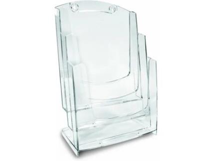 Estante ARDA 70A43 3 prateleiras Transparente