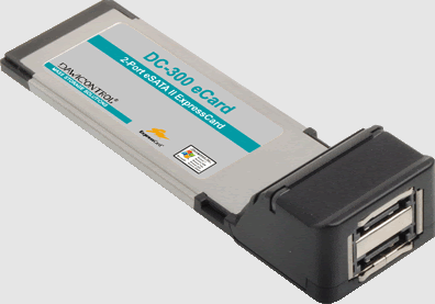 Dawicontrol DC-300 eCard 2-Port eSATA II ExpressCard