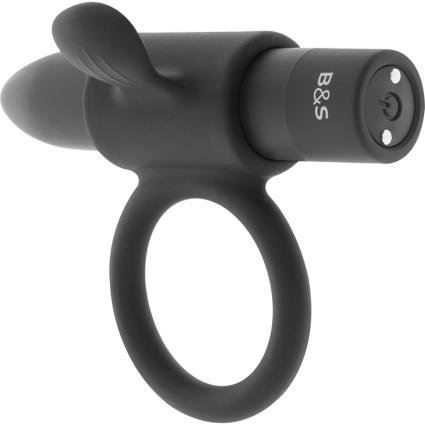 CAMERON RECHARGEABLE VIBRATING RING 10V  BLACK