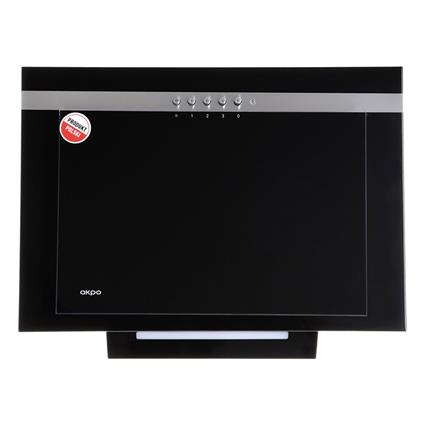 Akpo Exaustor Convencional Wk-4 Nero 2.0 Glass T300 Linear Led 50 Cm