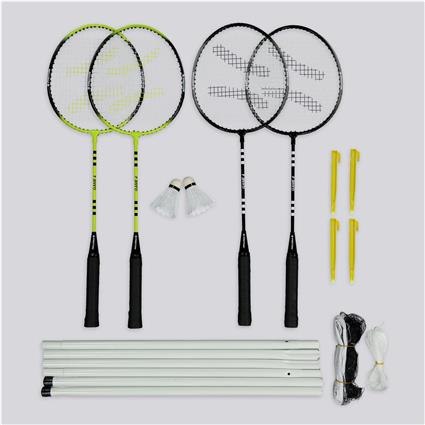 Raquetes Proton - Preto - 4 Raquetes Badminton tamanho T.U.