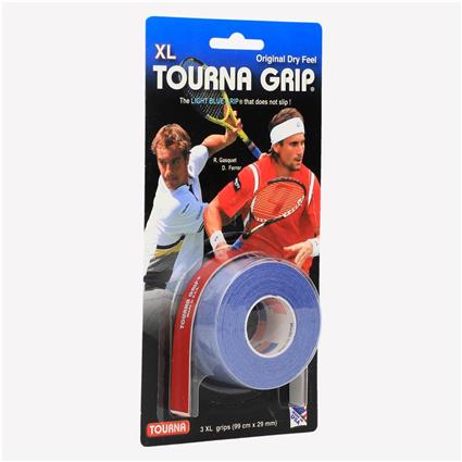 Tourna Mega Tac 3 XL - Azul - Overgrip Ténis tamanho T.U.