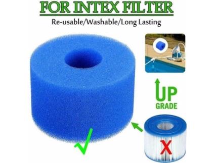 Esponja reutilizável/lavável do cartucho do filtro da espuma da piscina para Intex tipo A - S KATOOM