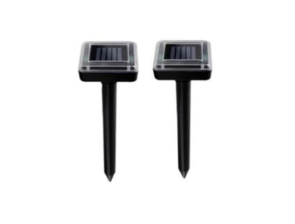 Conjunto de 2 caças solares inteligentes à toupeira - combina sons e vibrações ADTOBAST