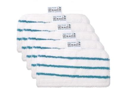 Pacote de 5 almofadas de limpeza de reposição, lenços de microfibra, almofadas laváveis para esfregona a vapor Black Decker FSM1610/1630