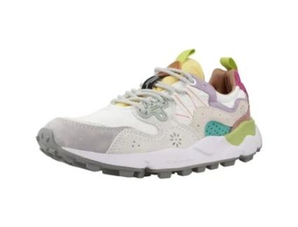 Sapatos de Mulher FLOWER MOUNTAIN Yamano Tecido Branco (40)