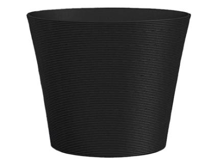 Vaso - GARDEN ID - Green Care Sense Preto-Antracite - 40 x 34 cm - 10 anos de garantia - 100 reciclado - Resistência aos raios UV e ao gelo