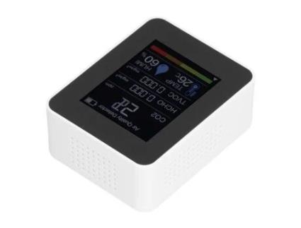 Ferramenta de teste Dilwe ZN-AZ-2CO3 Sensor infravermelho 5 em 1 detector multifuncional de dióxido de carbono para casa DILWE