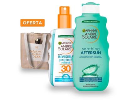 Conjunto Proteção Solar e After Sun Tamanho Familiar + Oferta Saco de Praia