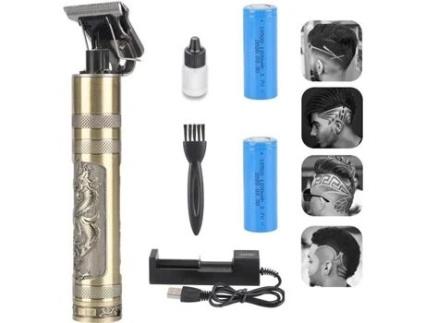 Máquina de cortar cabelo, profissional atualizado, corte sem lacunas pro li, delineador elétrico, recarregável, sem fio LETOUCH