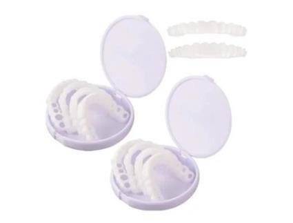 Próteses dentárias provisórias - Facetas dentárias - Conjunto de 2 pares S/MARCA