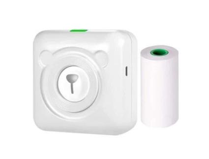 Mini impressora térmica, mini impressora térmica sem fio usb 203dpi bolso foto máquina móvel terreno TOPOFLY