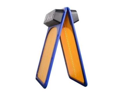 Porta de galinheiro automática leve à prova dágua IP44 - com temporizador e função de botão de reinicialização - amarelo ALLONSCD