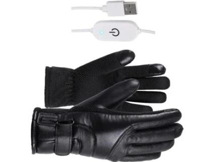 1 par luvas de aquecimento elétrico proteção de carregamento usb mãos luvas de cobertura quente para andar de scooter ARTIBETTER