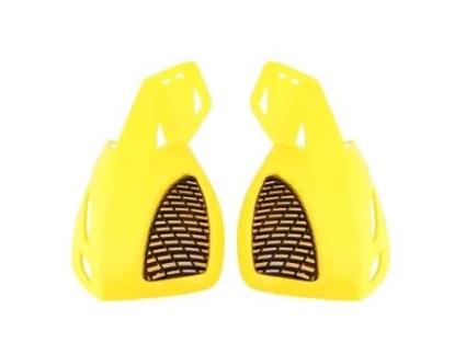 Dioche Handguard Universal 7/8 Dirt Bike Scooter ATV Motocicleta Escova Bar Proteções de Mão Handguard Amarelo DIOCHE