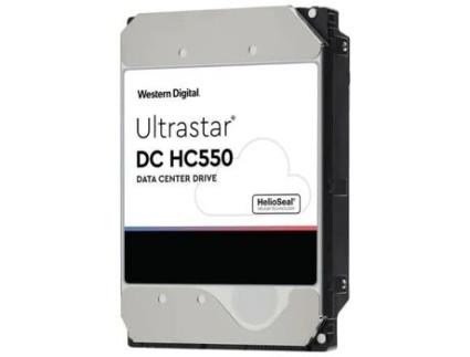 WD Ultrastar DC HC550 WUH721818AL5204 - HDD - 18 TB - interno - 3,5 e 34 - SAS 12 Gb-s - 7200 rpm - buffer 512 MB
