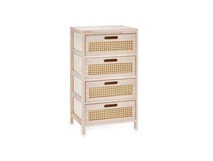 Cómoda GIFTDECOR Rattan (Plástico - Natural)