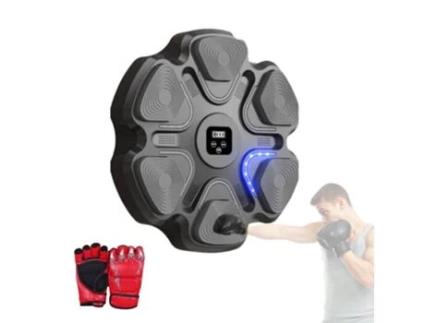 Máquina de Boxe Musical com LED e Luvas de Boxe 2 Modos 37X37X6 Cm MAGIC SELECT