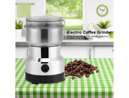 Máquina multifuncional de esmagamento, moedor de cereais elétrico portátil de 200 W, moedor de café elétrico pequeno, moedor misturador IFCOW