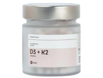 Essential D3K2 60 Cápsulas BE LEVELS