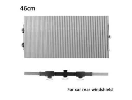 Pára-brisa traseiro do protetor solar do carro 46 cm - protetor solar retrátil universal para carro BIGILANTUH