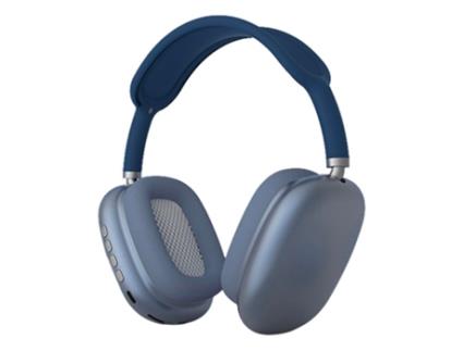 MARLONE Auricular Estéreo Bluetooth 5.1 Miami com Microfone Azul