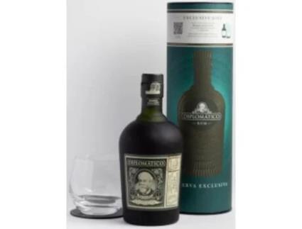Diplomatico - Reserva Exclusiva - Caixa 1 copo sob copo - Rum - 70 cl - 40,0 Vol.