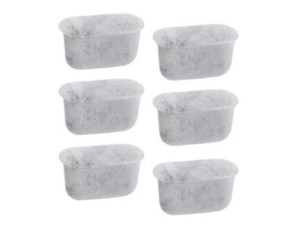 Filtros de água de carbono para máquinas de café Cuisinart - Cartucho de filtro - Branco - Pacote com 6 CUISINART