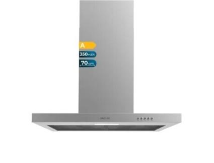 Exaustores em forma de T Bolero Flux TM 703500 Inox A Cecotec