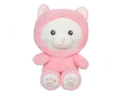 Brinquedo de pelúcia para gatos com capuz Pets - GIPSY TOYS - Rosa, 24 cm