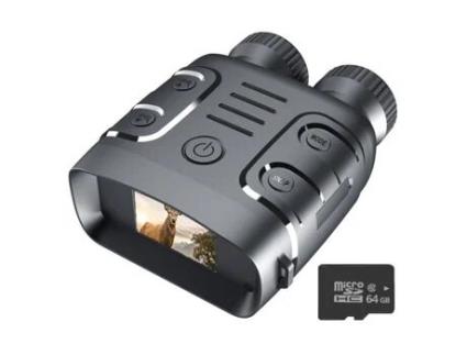 Dispositivo binóculos de visão noturna digital RUMOCOVO® R18 1080P HD 850nm infravermelho 5X Zoom Hunting Vision PADRÃO ADICIONAR 64GB RUMOCOVO