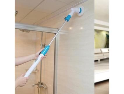 Escova de limpeza Escova de limpeza elétrica 3 cabeças de escova para banheiro, chuveiro, cozinha, carro, banheiro,