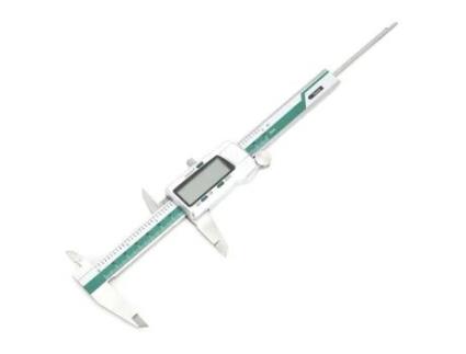 Paquímetro digital ZJCHAO ET50 Paquímetro Vernier Régua digital de aço inoxidável de alta precisão com display LED QIILU